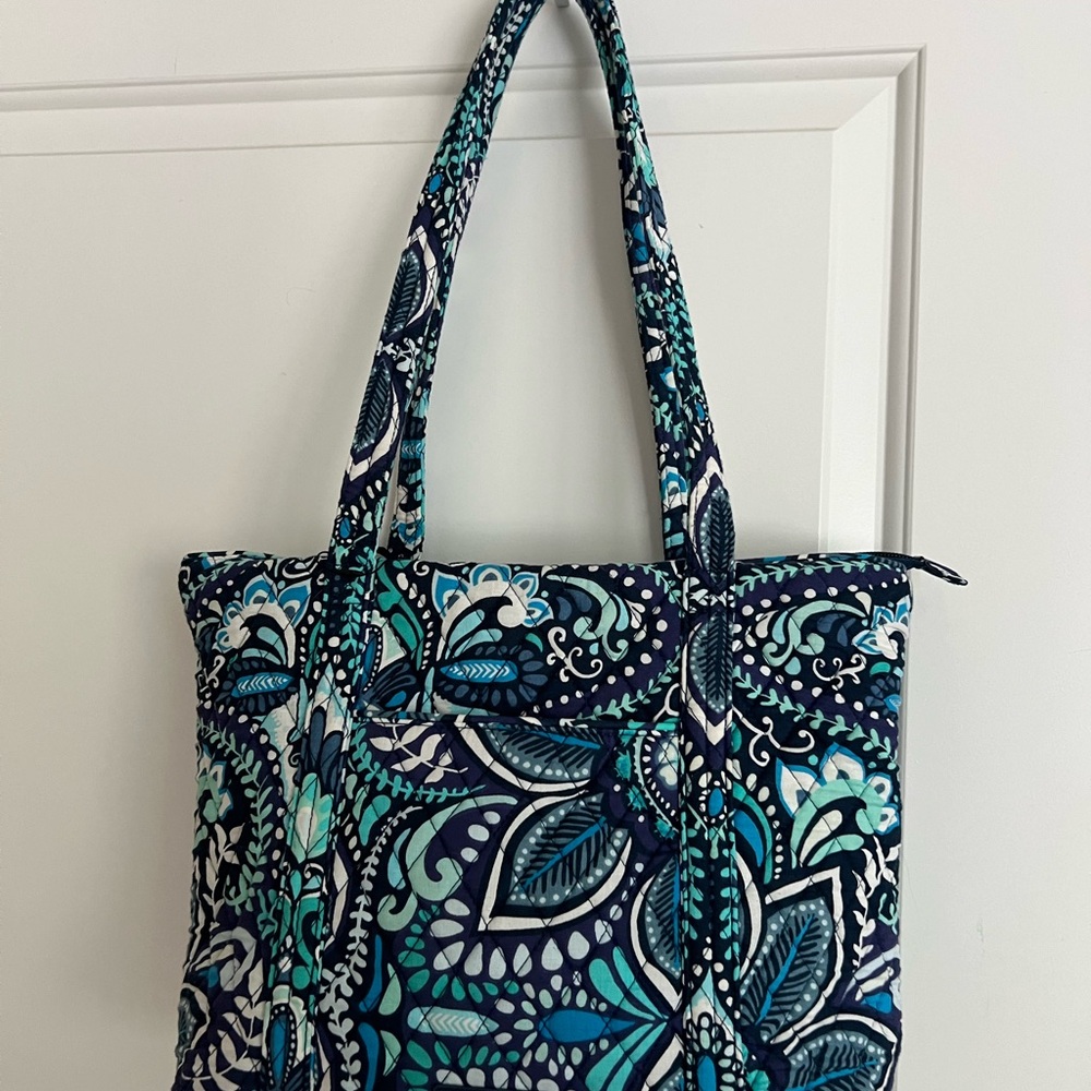 Vera Bradley Blue Patterned Tote Bag